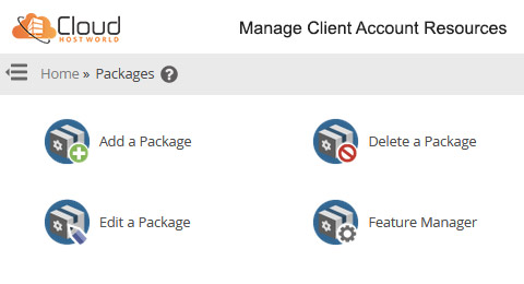Manage Client Account Resources