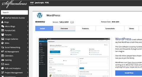 Wordpress Softacolous